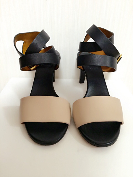 美品 クロエ サンダル ドゥーズイエイム クラス 38 CHLOE