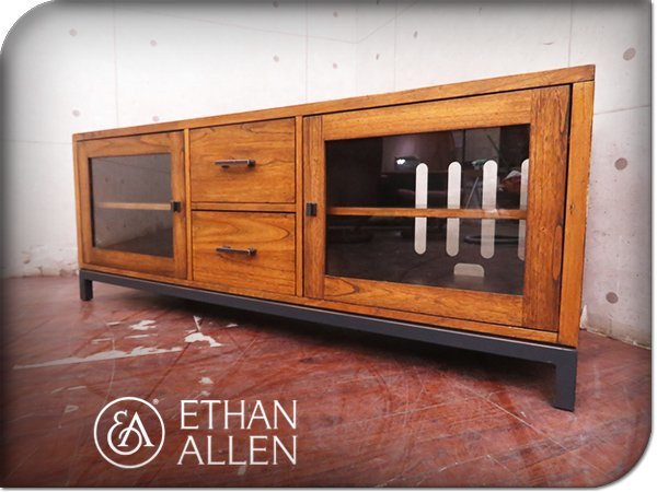  ETHAN ALLEN/イーセンアーレン USA最高級 IDC大塚 HOBSON MEDIA UPPER クラシック テレビボード/TVボード 35万 smm3763m(～幅160cm)｜売買されたオークション情報、yahooの商品情報をアーカイブ公開 - オーク ロータイプ（高さ60cm未満）