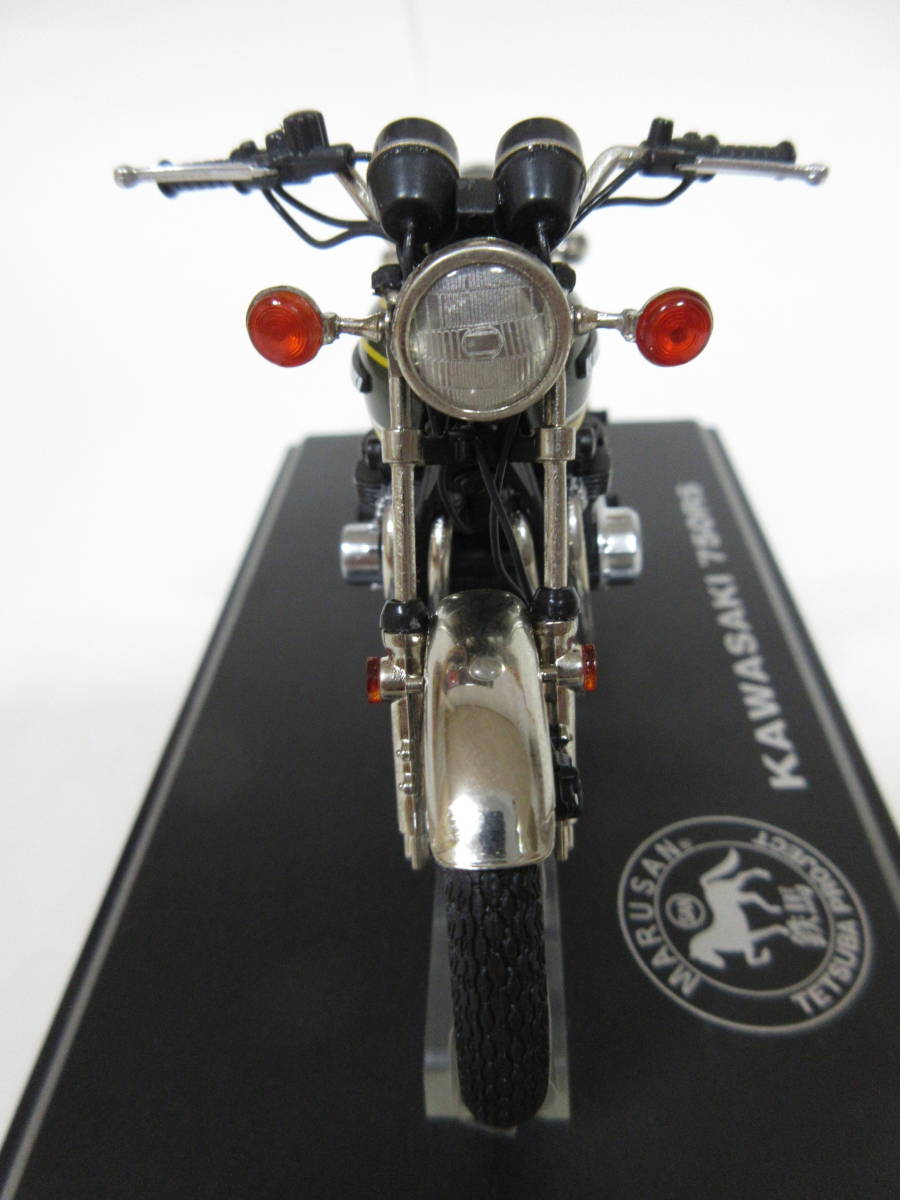 未展示）1/18 マルサン 鉄馬 KAWASAKI 750RS Candy Yellow カワサキZⅡ