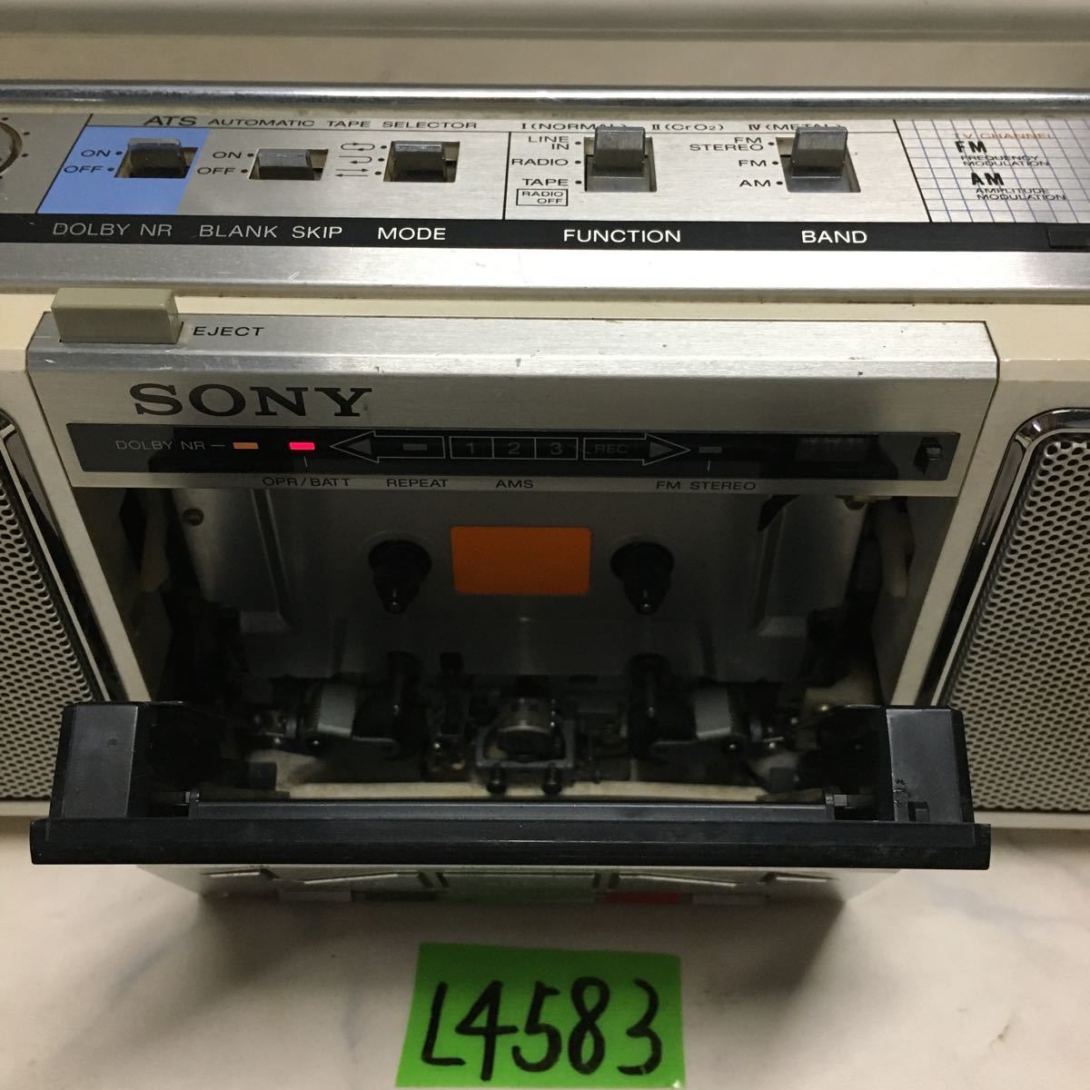 L4583) SONY ソニー ステレオカセットレコーダー CFS-F11 昭和レトロ