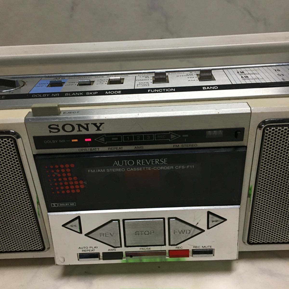 L4583) SONY ソニー ステレオカセットレコーダー CFS-F11 昭和レトロ