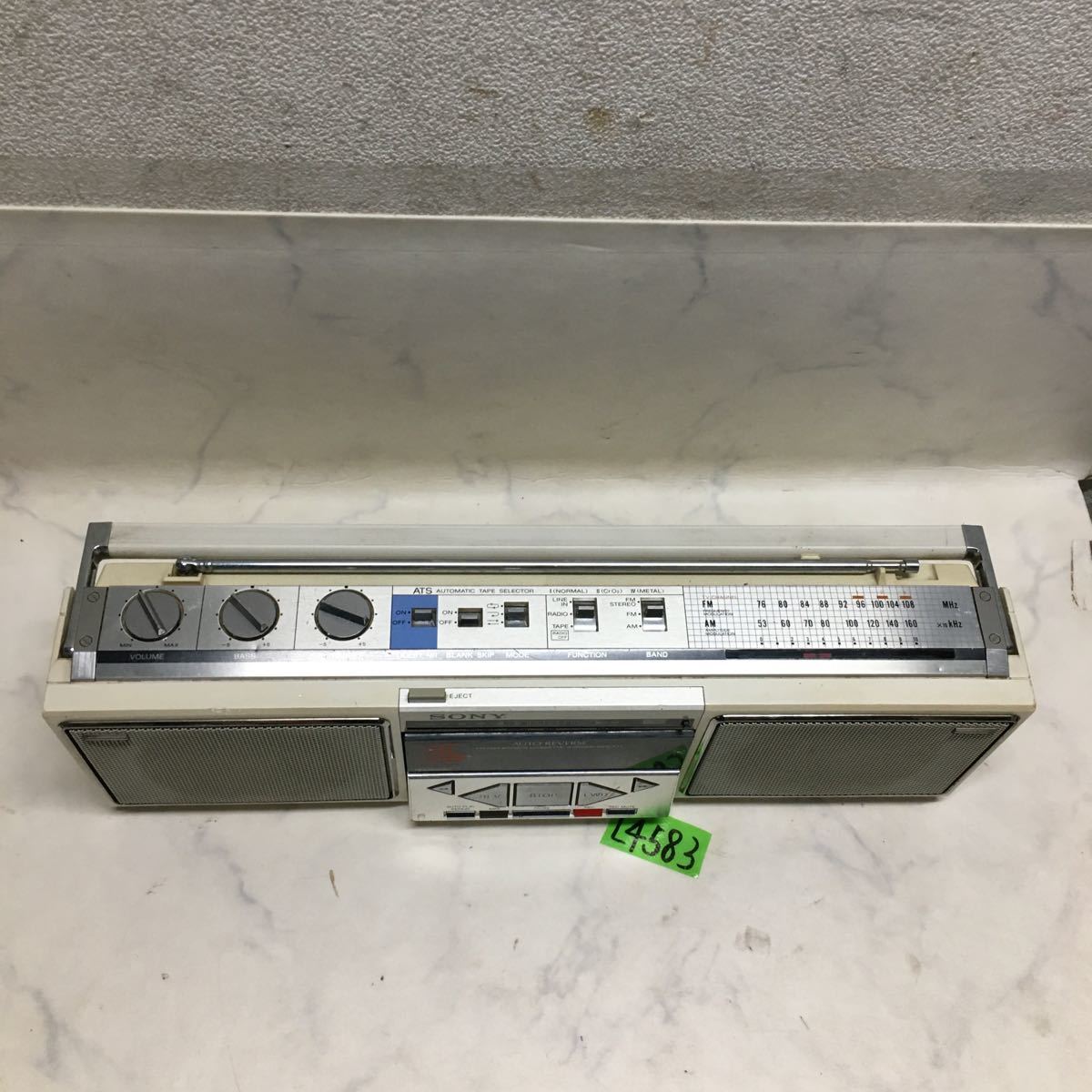L4583) SONY ソニー ステレオカセットレコーダー CFS-F11 昭和レトロ