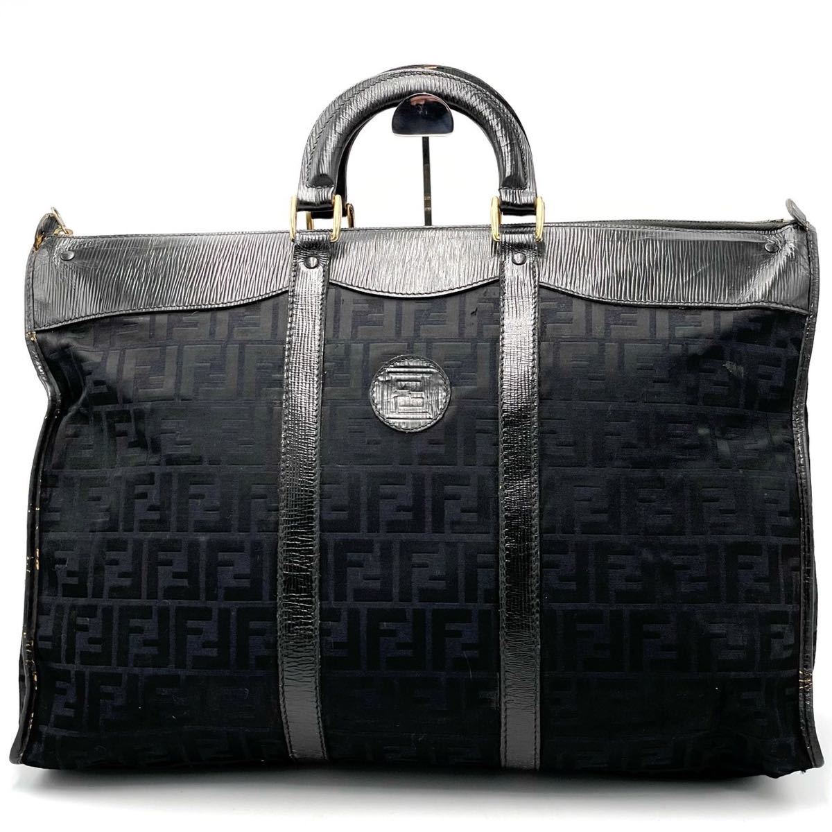 1円○FENDI フェンディ ビジネスバッグ ボストンバッグ メンズ ズッカ 