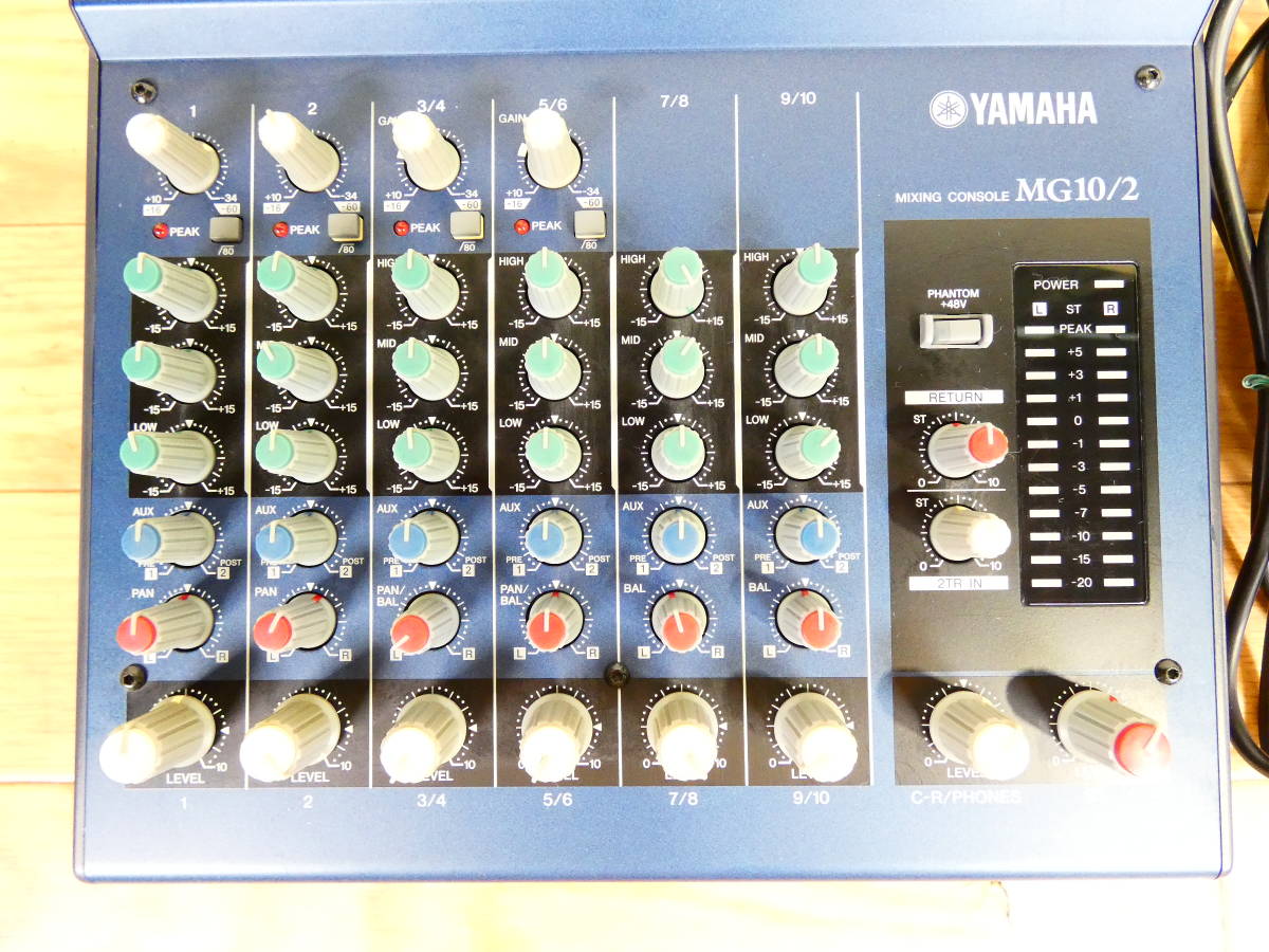 YAMAHA ヤマハ 10chアナログミキサー MG10/2 ACアダプター付き