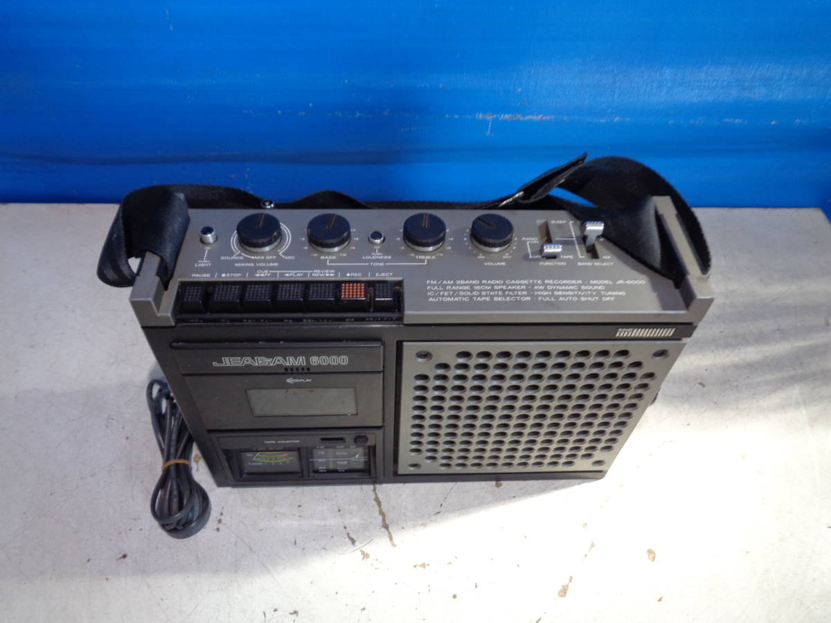 JEAGAM JR-6000 ジーガム ラジカセ 現状で オーディオ機器 カセット