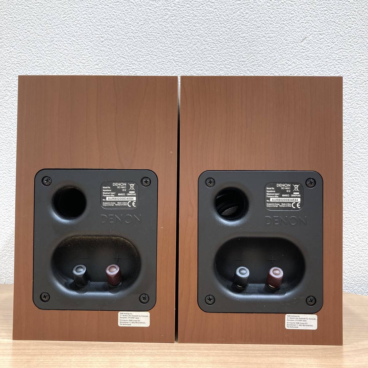 DENON スピーカー SC-M41ブラック ペア DENON ブラック SC-M41 ブック