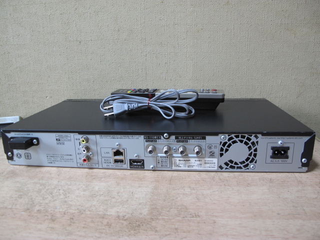 SHARP ブルーレイレコーダー 2番組録画 BDーW1800 1TB BD-W1800