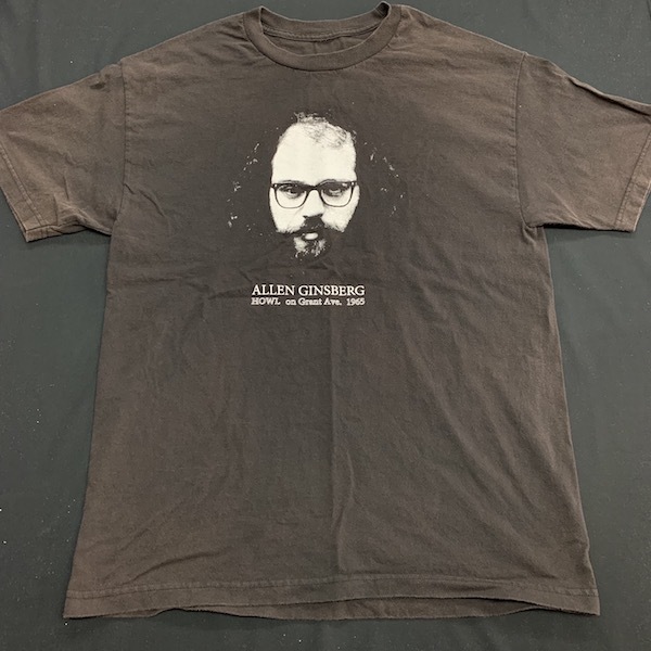 アレン・ギンズバーグ Tシャツ ヴィンテージ フォトプリント 