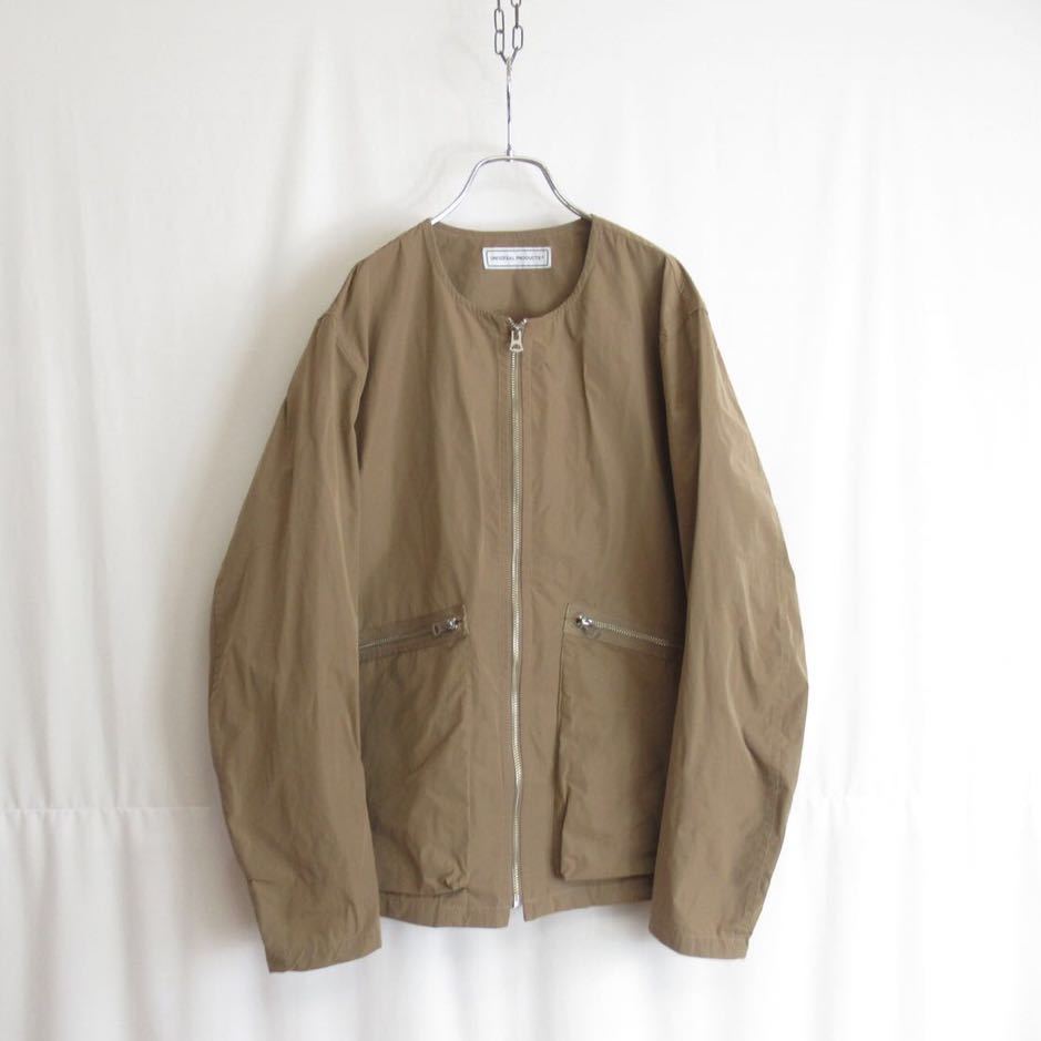  UNIVERSAL PRODUCTS ジップアップ ジャケット M相当 ユニバーサル プロダクツ 1LDK ブルゾン ノーカラージャケット アウター メンズ(Mサイズ)｜売買されたオークション情報、yahooの商品情報をアー ジャンパー、ブルゾン一般