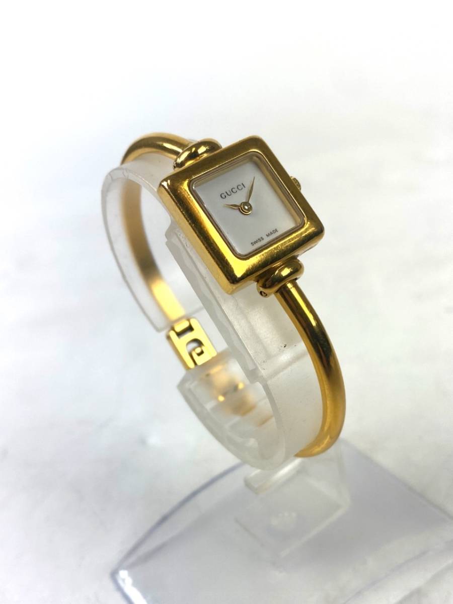 GUCCI グッチ バングルウォッチ 1900L 腕時計 クォーツ スクエア