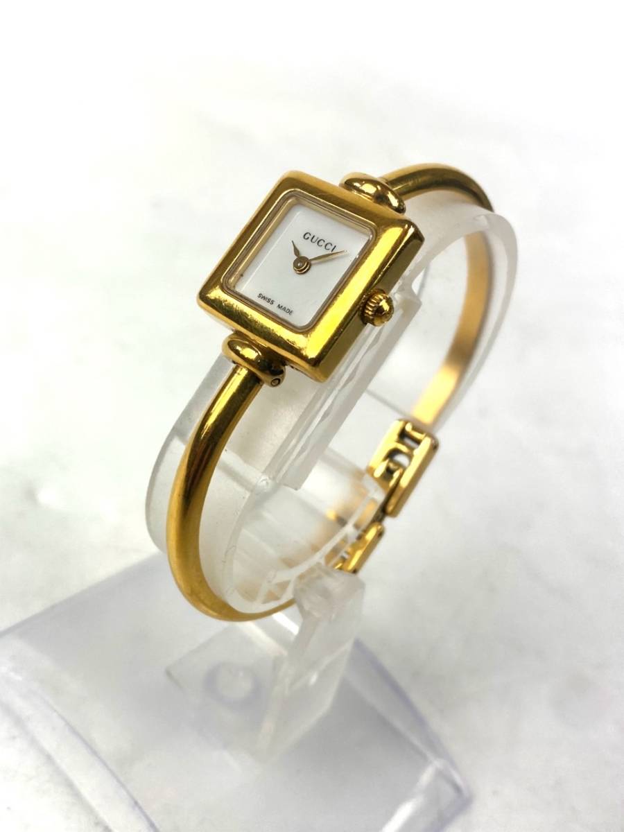 GUCCI グッチ バングルウォッチ 1900L 腕時計 クォーツ スクエア