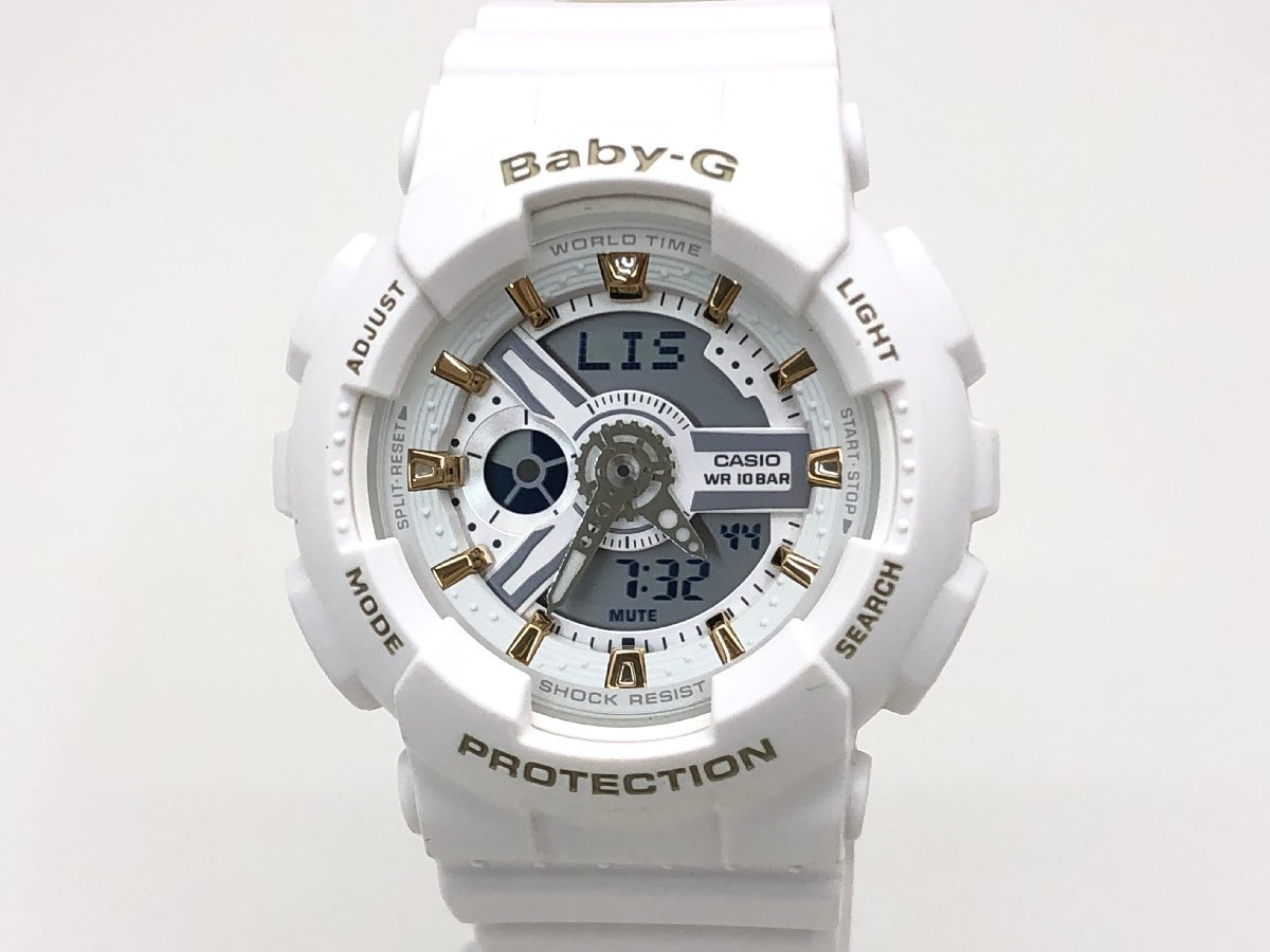 CASIO Baby-G BA-110GA クォーツ 腕時計 レディース 稼働品 中古 