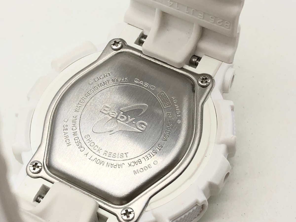 CASIO Baby-G BA-110GA クォーツ 腕時計 レディース 稼働品 中古 