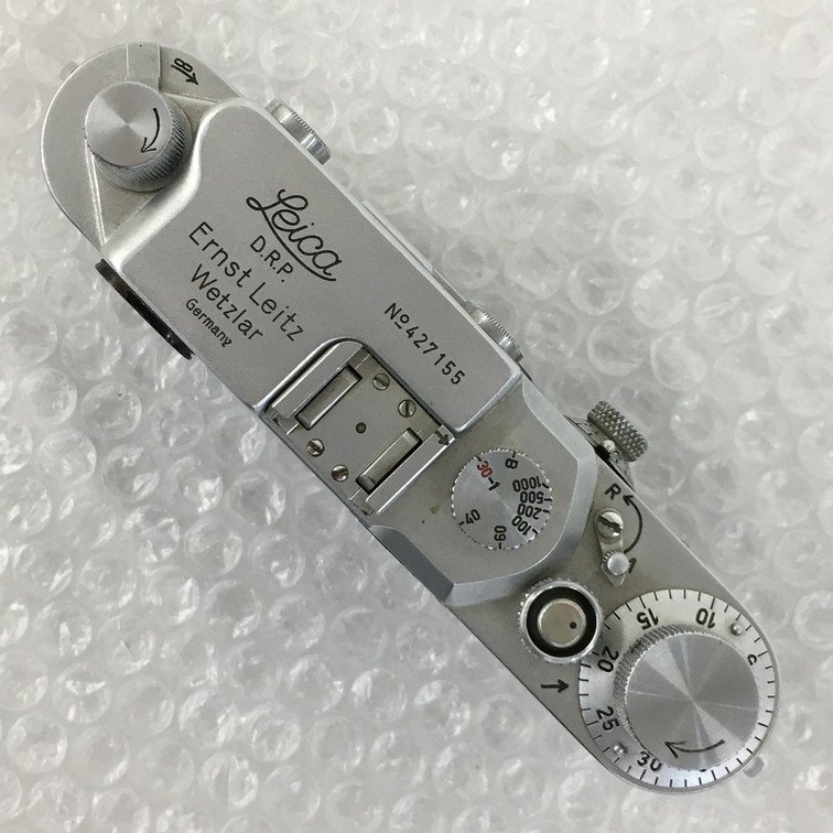 【AJAZ1033】Leica ライカ D.R.P. Ernst Leitz Wetzlar レンジファインダーカメラ ボディ Leitz Ernst Wetzlar シャッター確認済み 完全機械式 II型