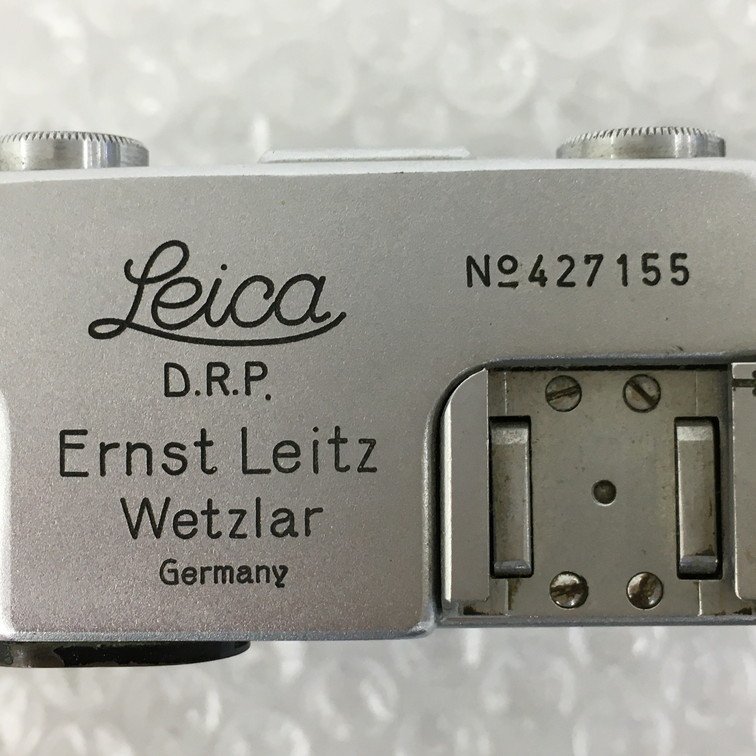 【AJAZ1033】Leica ライカ D.R.P. Ernst Leitz Wetzlar レンジファインダーカメラ ボディ Leitz Ernst Wetzlar シャッター確認済み 完全機械式 II型