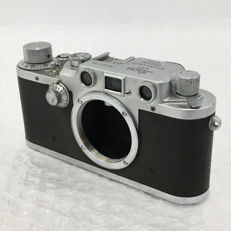 【AJAZ1033】Leica ライカ D.R.P. Ernst Leitz Wetzlar レンジファインダーカメラ ボディ Leitz Ernst Wetzlar シャッター確認済み 完全機械式 II型