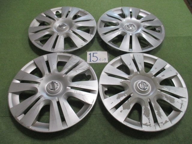 F3004　日産◆純正　セレナ＊キャラバン等　１５インチ　ホイールキャップ　４枚