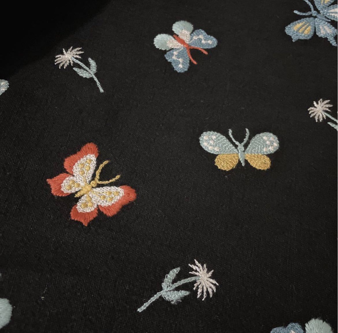 フランス 蚤の市 イニシャルモチーフ クロス 大判 リメイク 刺繍