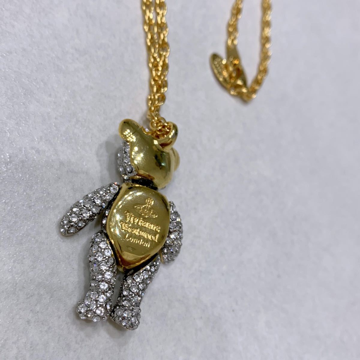 ベアネックレス ゴールド クマネックレス オーブネックレス テディベア ヴィヴィアン テディベア ネックレス クマ VivienneWestwood _3