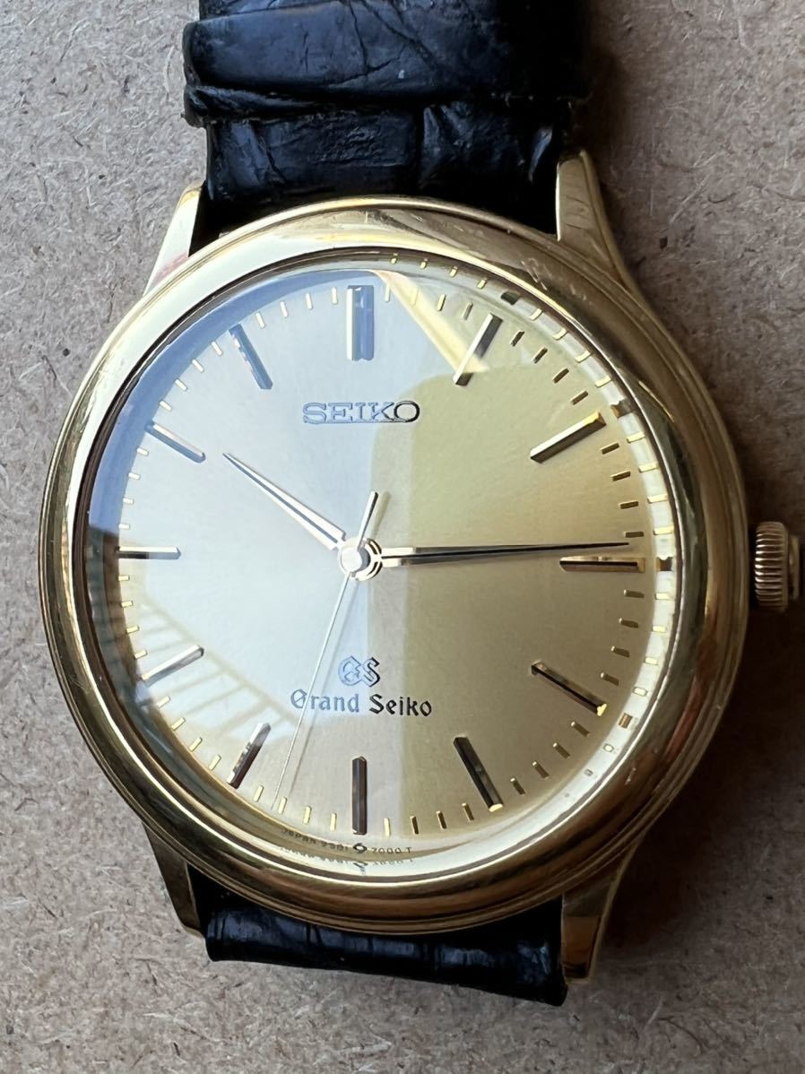 稼動品 電池新品 セイコー SEIKO グランドセイコー 9581-7000 クオーツ