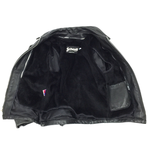 ショット サイズ 36 レザージャケット シングル ボアライナー付 6934