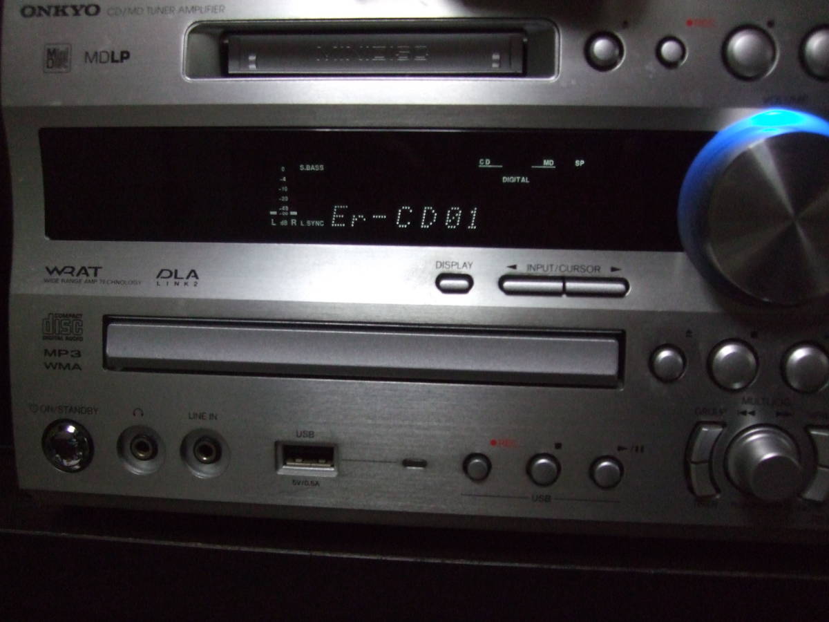 オーディオ機器 MDダビング可能ONKYO X-N9EX(D) CD/MD/USBコンポ