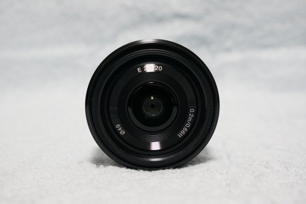 ◇ソニー Eマウント用 APS-C単焦点レンズ SONY E20mm F2.8 E2.8/