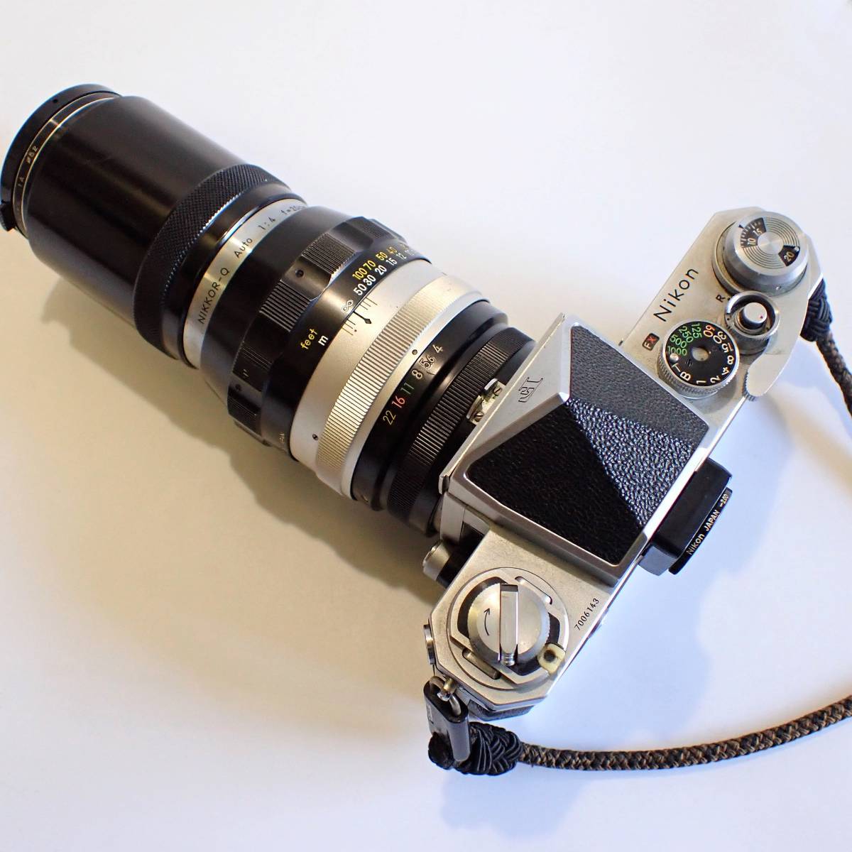 Nikon ニコン F アイレベル NIKKOR-Q Auto ニッコール 1:4105MM F=20cm