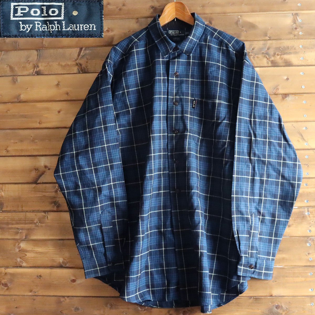 90s Ralph Lauren チェック柄 長袖シャツ サイズ4 