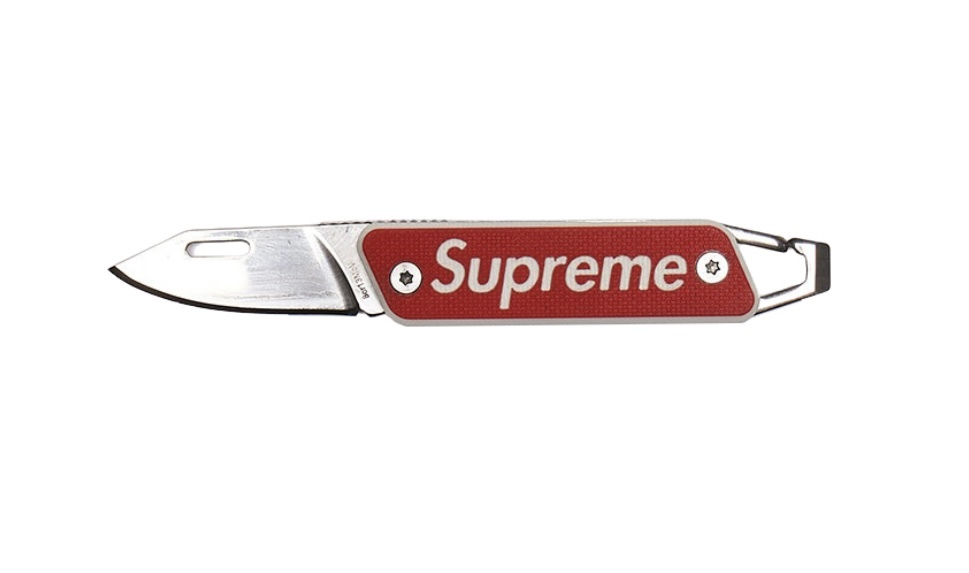 Supreme】 TRUE Modern Keychain Knife ''Red''（未使用品