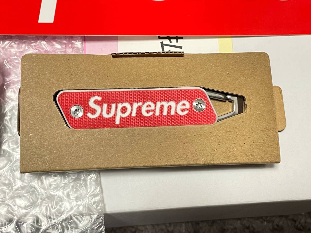 Supreme】 TRUE Modern Keychain Knife ''Red''（未使用品