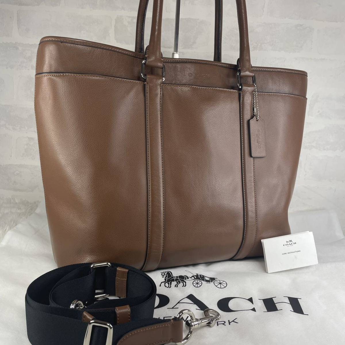 大人気，高品質 1円〜 極 高貴な品格 コーチ Coach レザートートバッグ 2way ショルダー キャメル ブラウン 大容量 多機能ポケット(トートバッグ)｜売買されたオークション情報、yahooの商品情報をアーカイブ公 かばん、バッグ