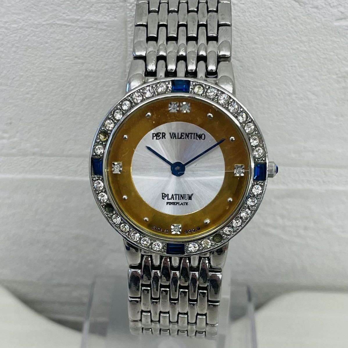 中古 おも PER VALENTINO ペレバレンチノ 腕時計 