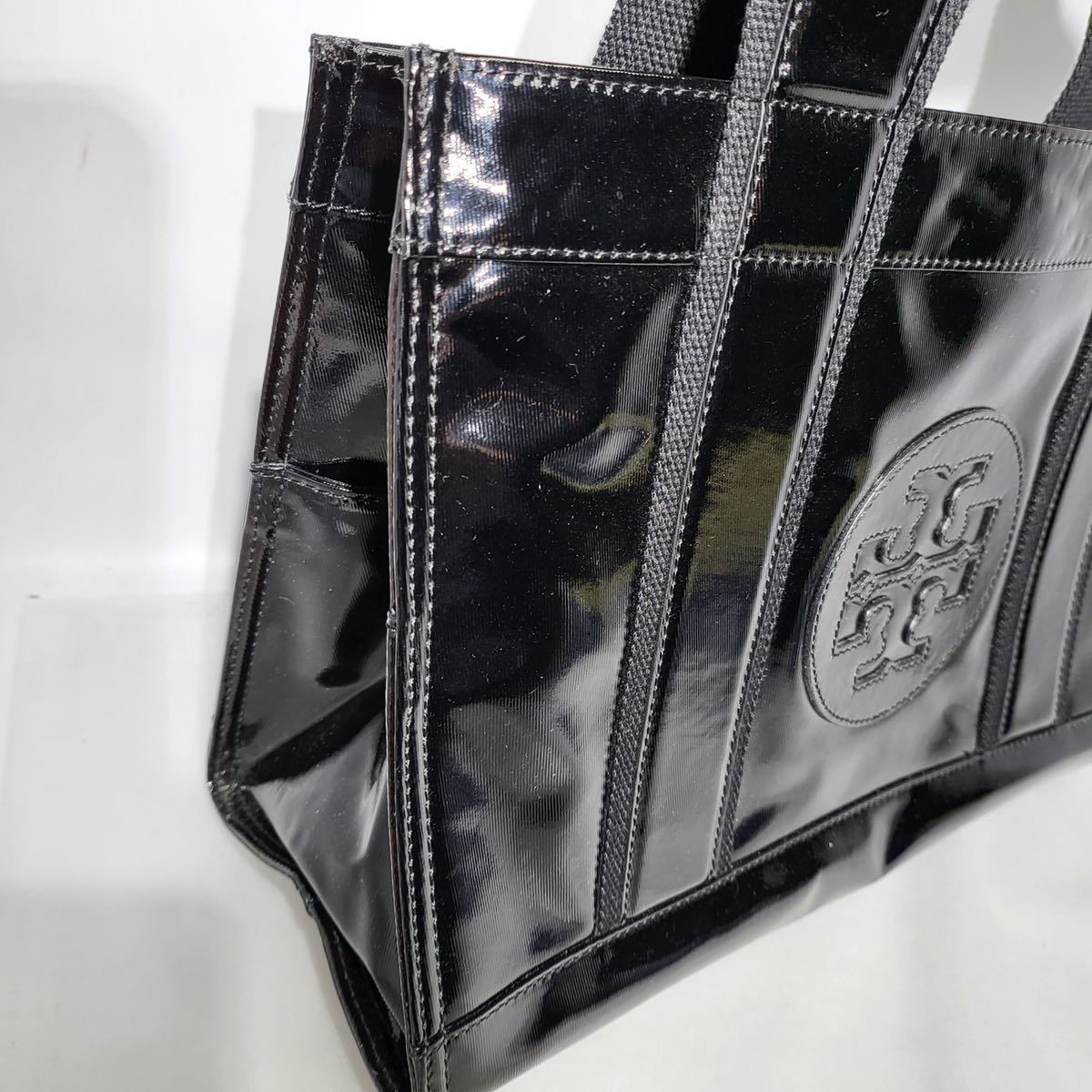 Burch トートバッグ エナメル TORY BURCH トリーバーチ フレミング エナメル調2WAYバッグ ◇Tory Tory Ella エラ 価格 低 - 新品未使用Tory