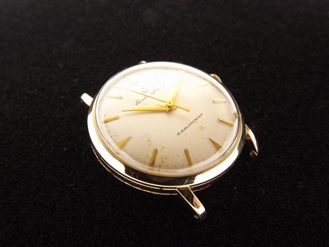 セイコー Sマーク マーベル 19石 赤機械 1958年3月製 美品 ビッグ
