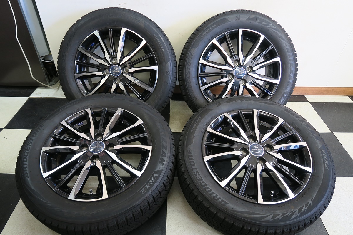 ☆エンケイSMACK☆VRX2 185/60R15☆5.5J 50 PCD100 4H☆美品 