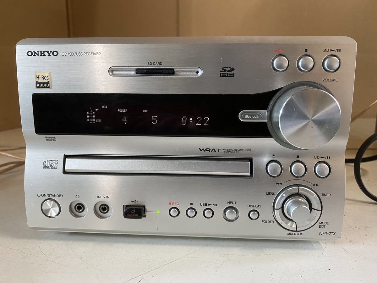 ONKYO NFR-7TX チューナー アンプ レシーバー コンポ 通電/ジャンク