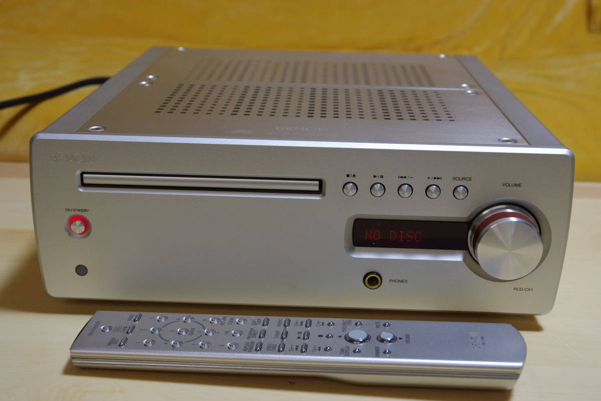 DENON スーパーオーディオCDアンプ RCD-CX1 プレミアムシルバー 2012年製