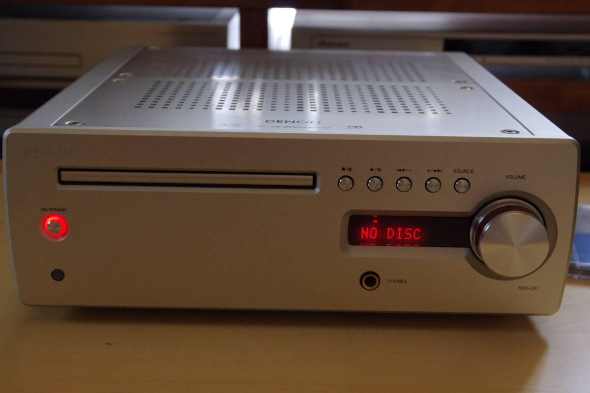 DENON スーパーオーディオCDアンプ RCD-CX1 プレミアムシルバー 2012年製