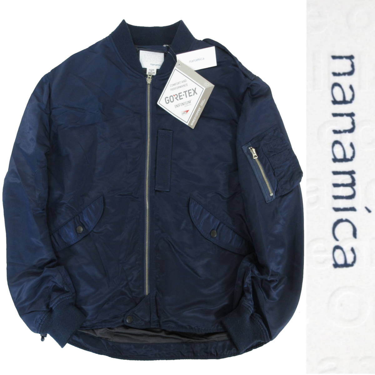 豊富な，定番 定4.6万 nanamica 耐水 透湿 防風 GORE-TEX INFINIUM WINDSTOPPER Jacket ジャケット M ネイビー ナナミカ SUAS003 J293(Mサイズ)｜売買されたオークション情報、yahooの商品情報をアーカイブ公開 - オークファン Mサイズ