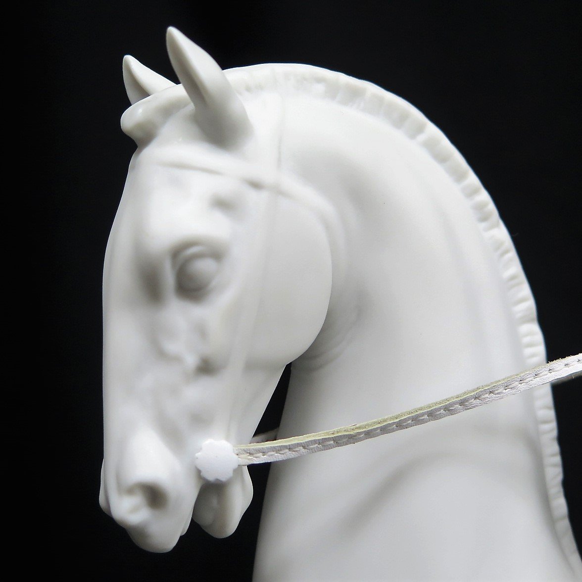 工芸品 1円〜 Lladro リヤドロ 4516 白い馬の少女 フィギュリン ※同