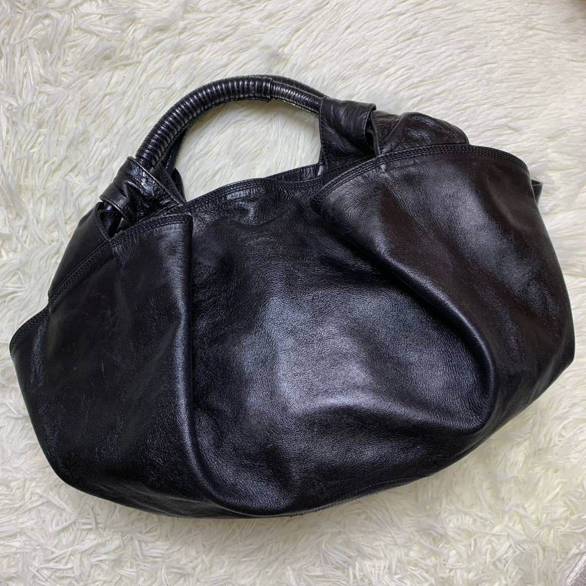 希少！オシャレ！】LOEWE ロエベ ハンドバッグ ナッパアイレ 黒