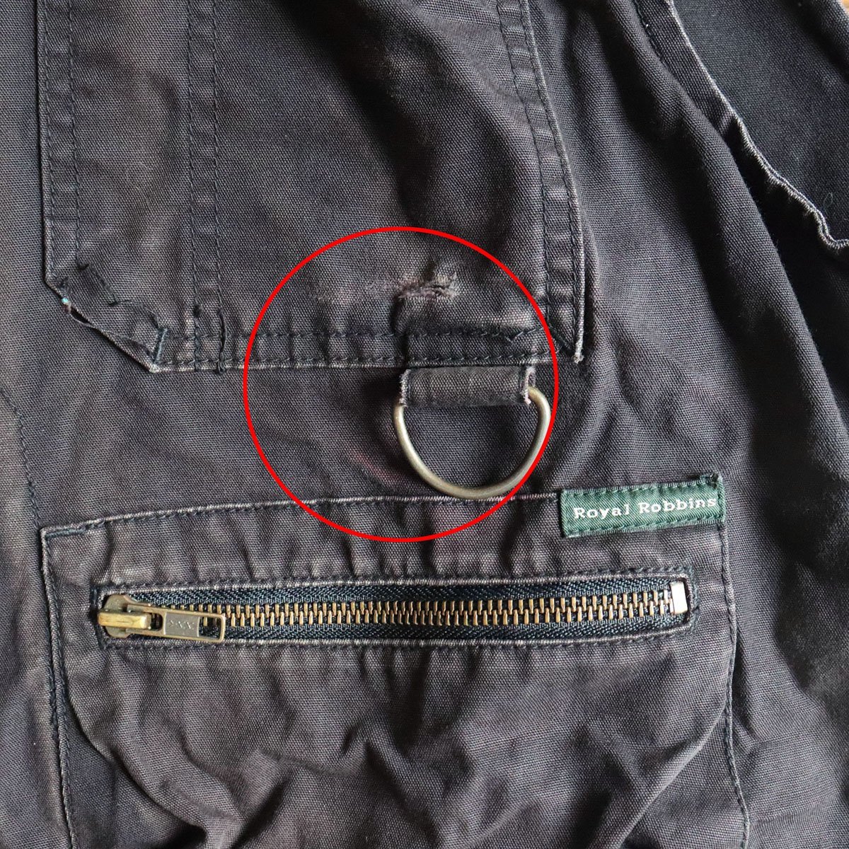 ★2/M7.14-1　Royal Robbins　ロイヤルロビンズ　ハンティングベスト　コットン　アウトドア　メンズ　XXL　2XL　ビッグサイズ　ブラック