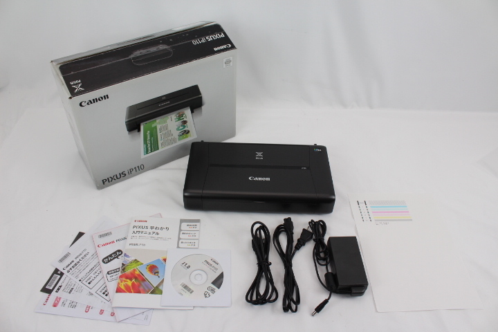 ☆新品互換インク入り☆　キャノン Canon インクジェットプリンター PIXUS iP110 モバイルコンパクト　har10158000hn110119800s4-amy2-102_1