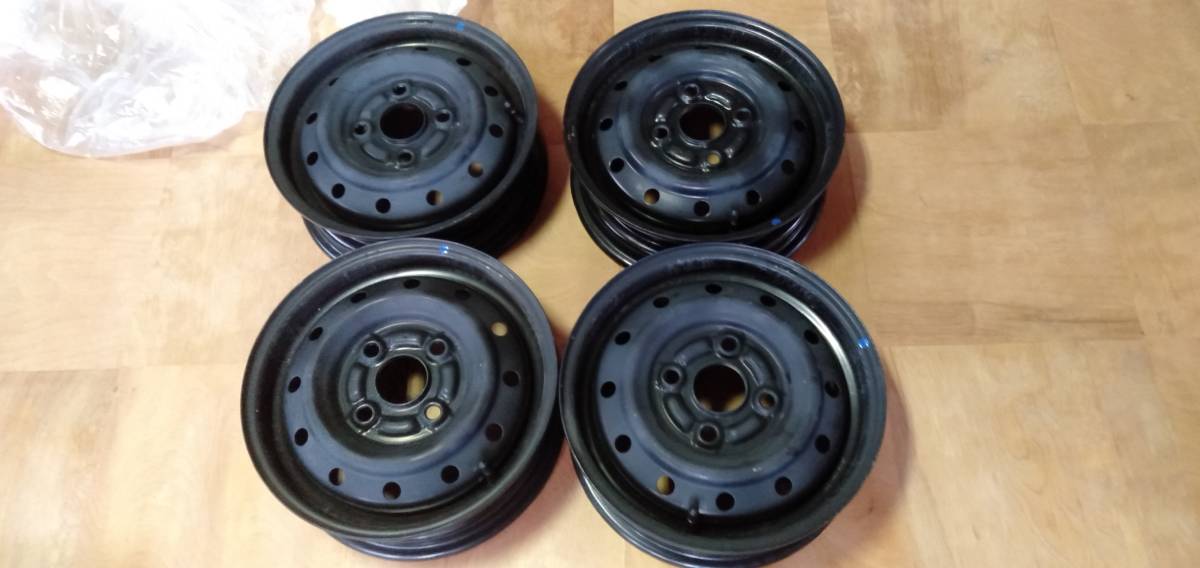 スズキエブリイ純正スチールホイール4本セット 145/80-12 145/80R12 