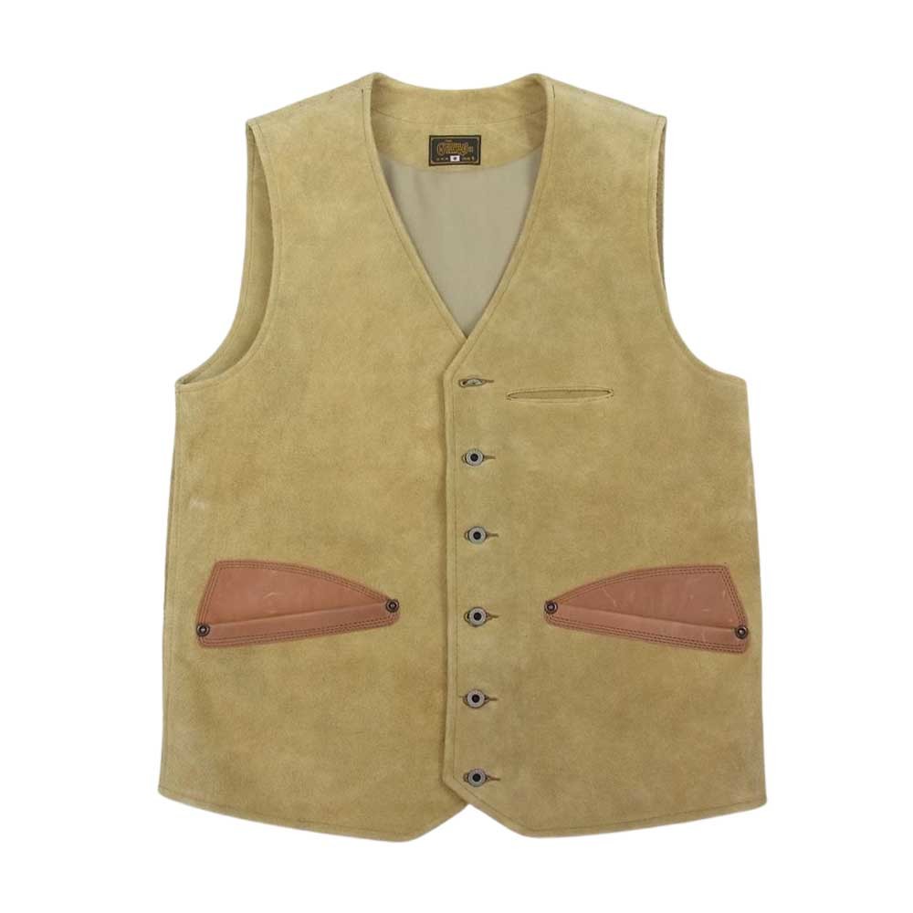 GERUGA ゲルガ GR-V-06B SUEADE LEATHER VEST レザー ベスト 