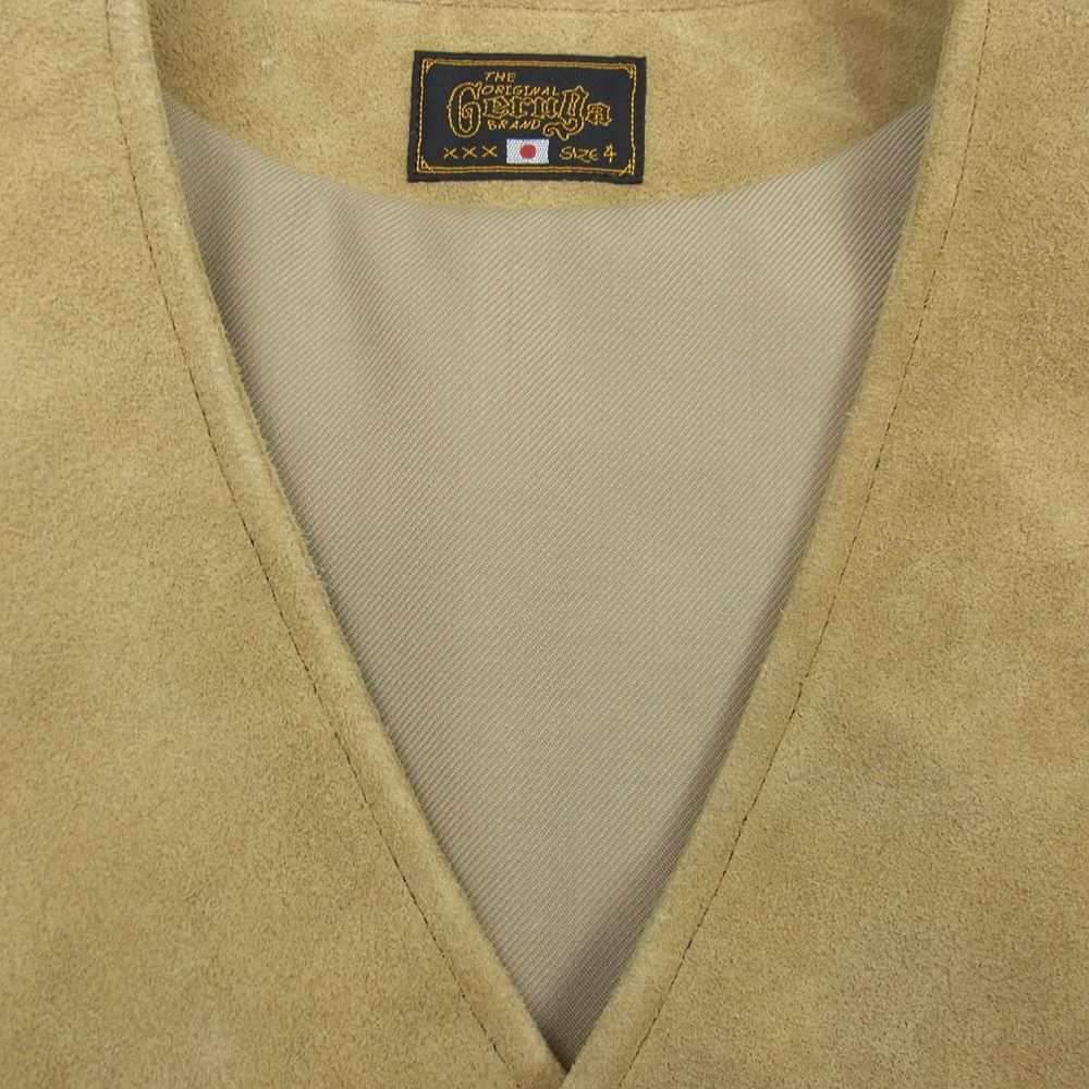 GERUGA ゲルガ GR-V-06B SUEADE LEATHER VEST レザー ベスト 