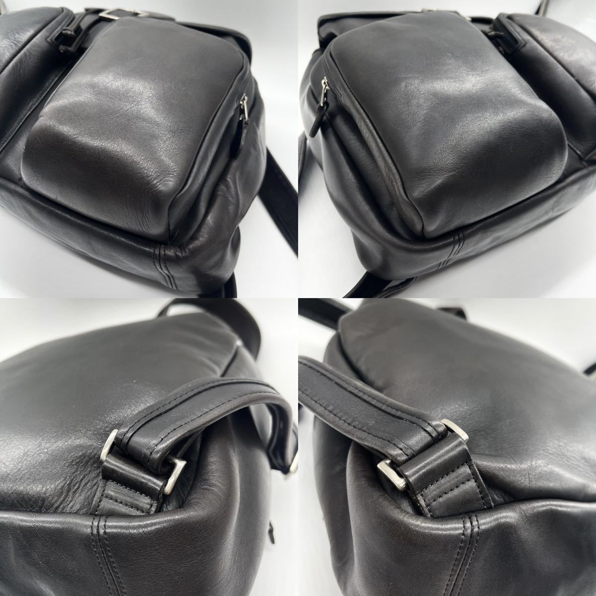 1円【極美品】COACH オールドコーチ リュック バックパック ダーク 