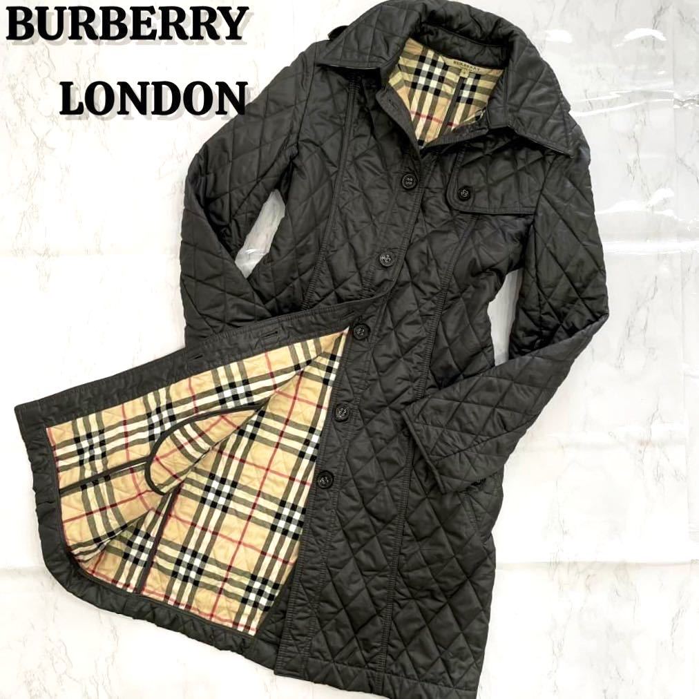 Burberry London バーバリーロンドン キルティング ロングコート