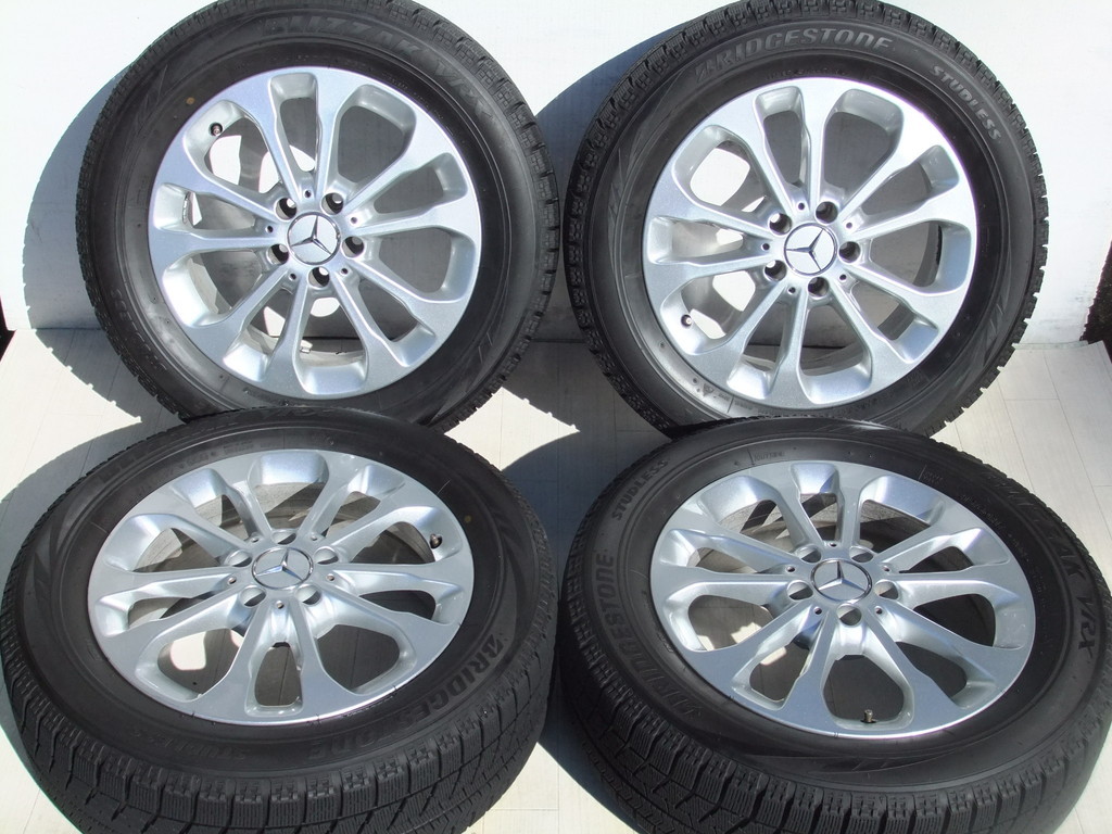 格安，爆買い メルセデスベンツ純正ホイール X156 GLAクラス 6.5J 112 +38 2019年製 215/60R17 4本 B13(スタッドレスタイヤ)｜売買されたオークション情報、yahooの商品情報をアーカイブ公開 - オークファン 5穴